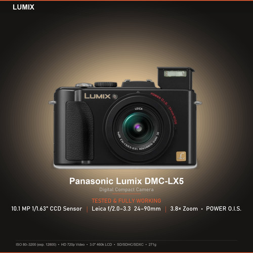 Panasonic lx5 10mp zoom - panasonic,